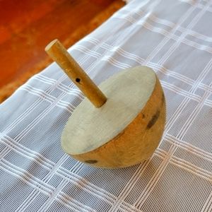 Vintage Wooden Spinning Top